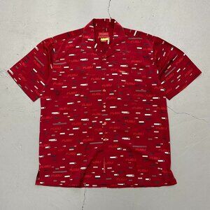 Vintage Y2K Fubu Graphic Button Up Shirt Men’s XL